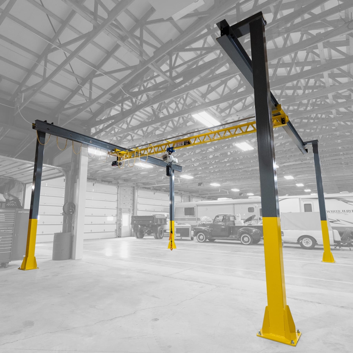 Freestanding Workstation Cranes