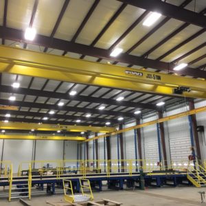 Overhead Crane in Assembly Line