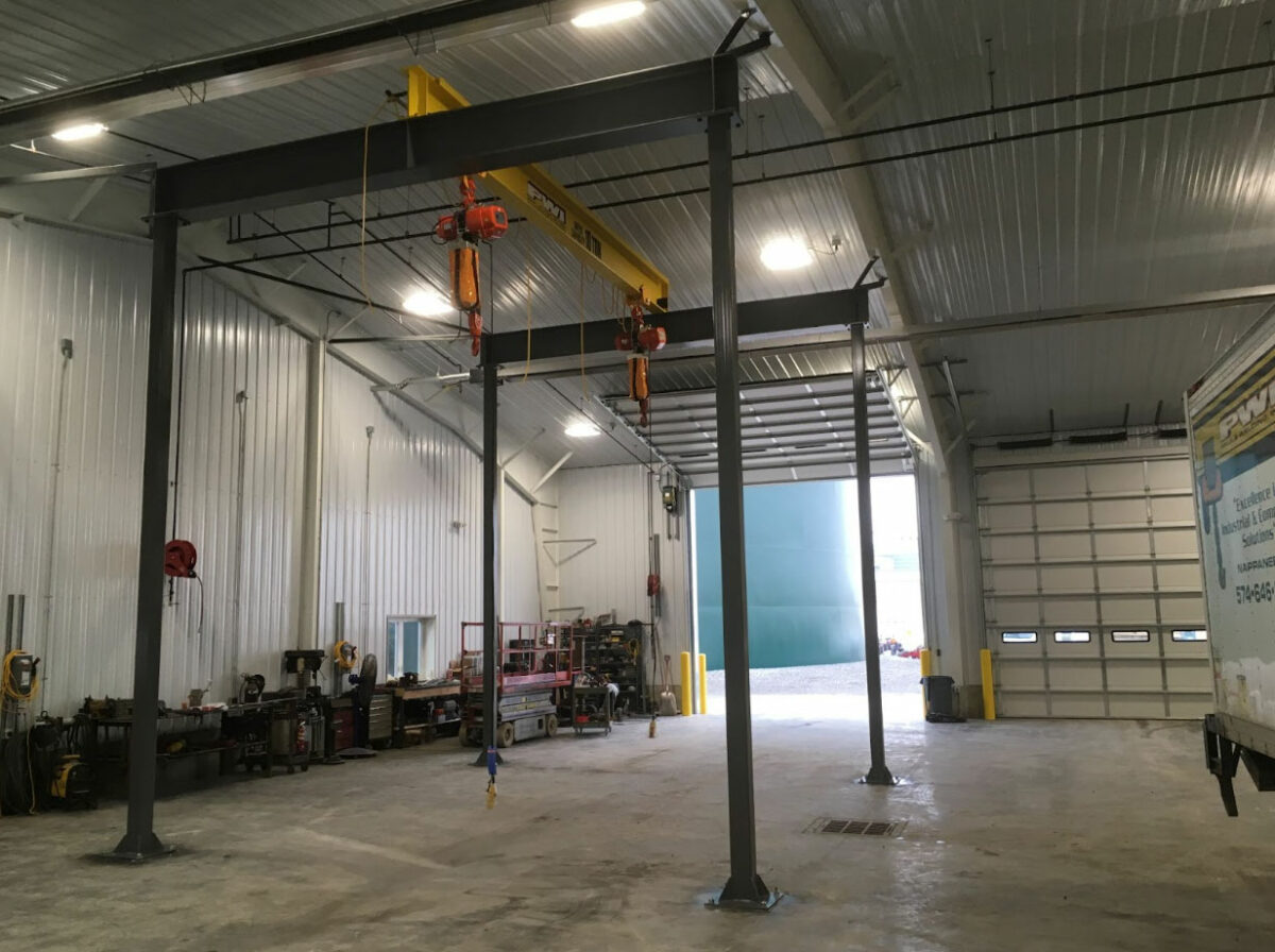 Column Mounted Monorail Crane