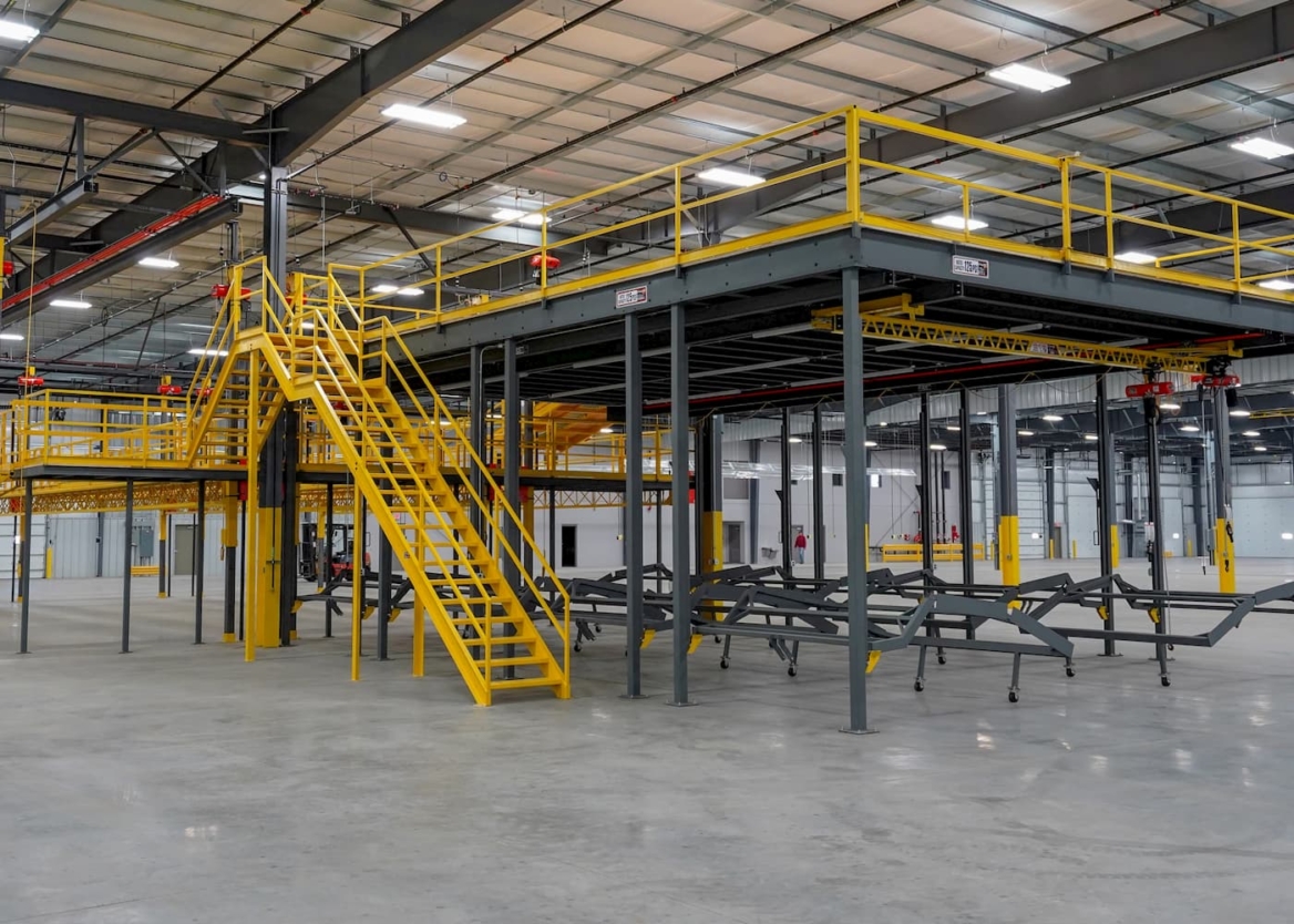 New Mezzanine in Manufacturing Plant